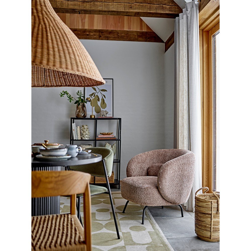 LED stmievateľná stolová lampa v zlatej farbe s kovovým tienidlom (výška 35