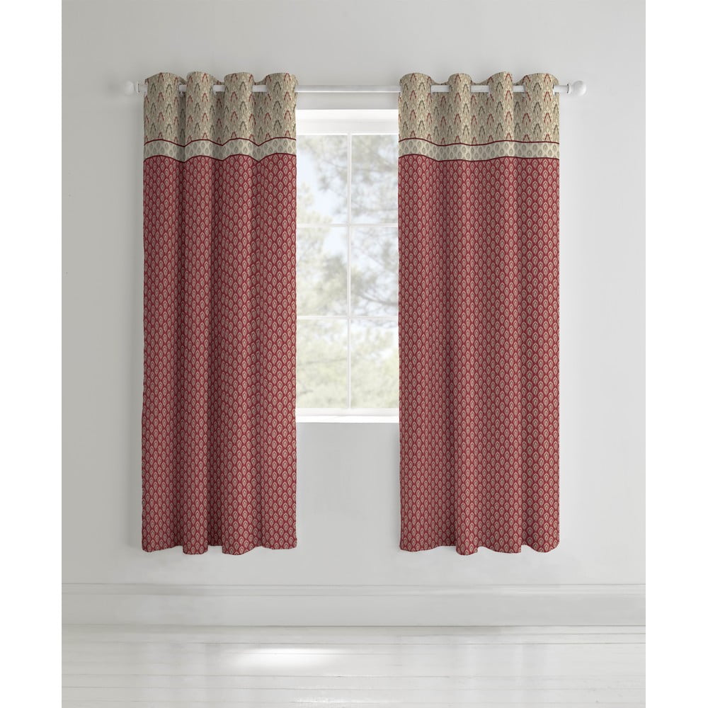 Hnedé závesy v súprave 2 ks 168x183 cm Kashmir – Catherine Lansfield