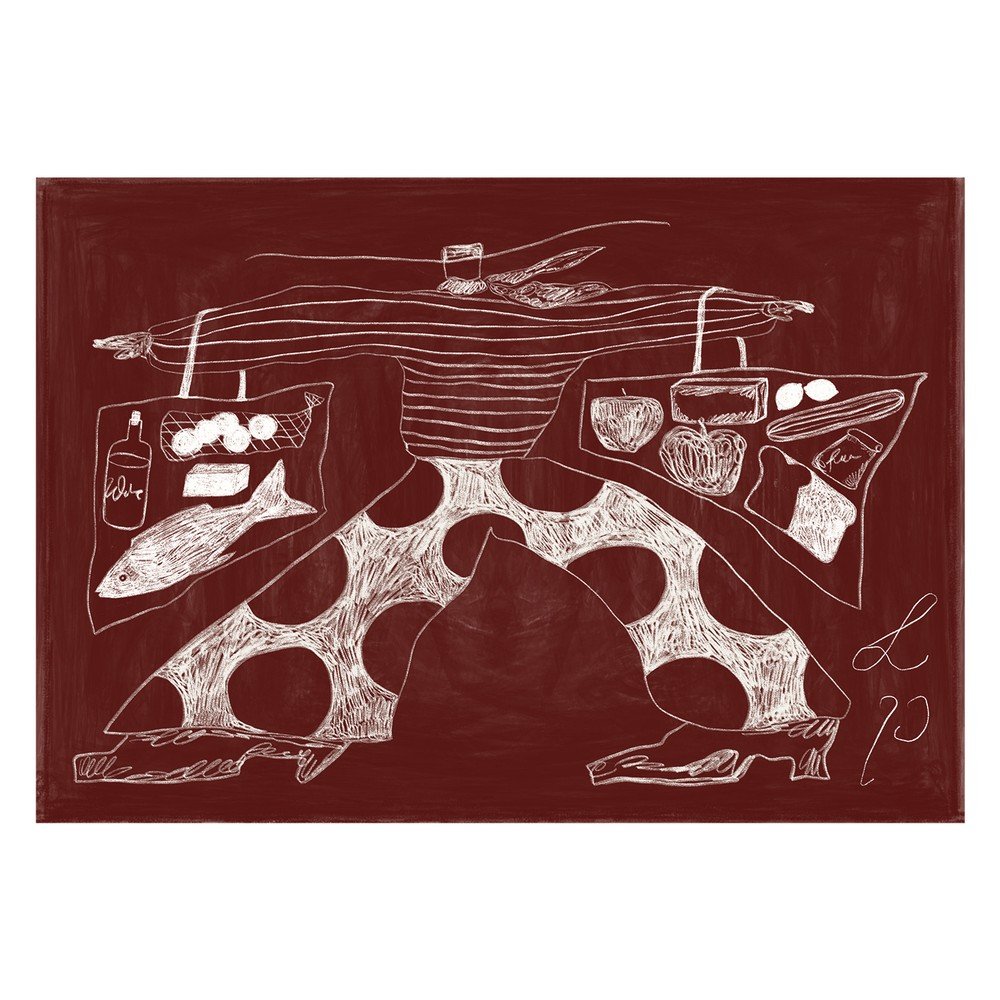 Plagát 70x50 cm Sam Shopping – Lucia Tuffley – The Poster Club