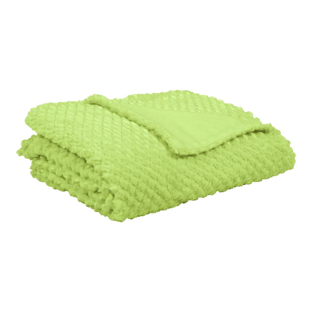 Limetkovozelený pléd Tiseco Home Studio Pine