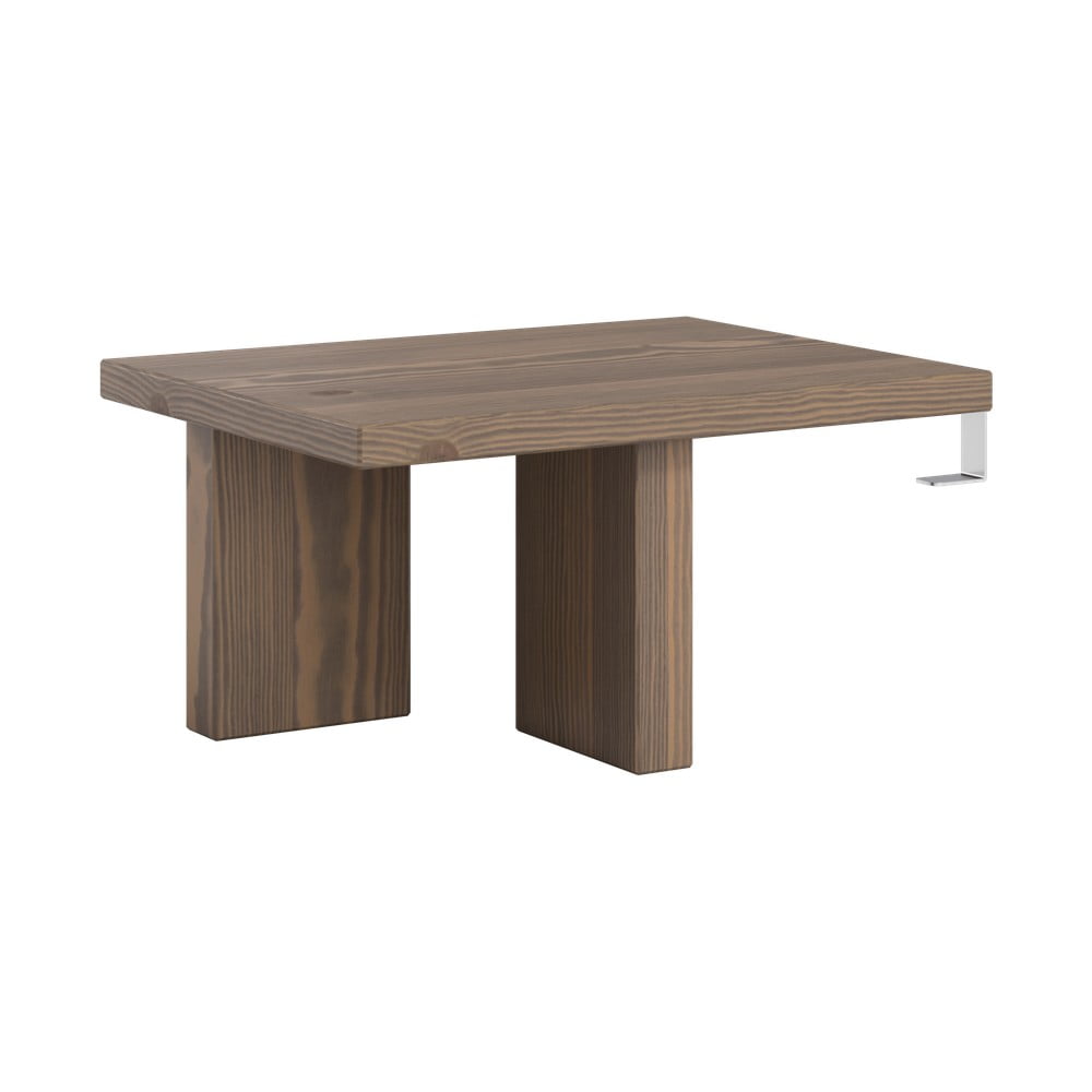 Hnedý nočný stolík z borovicového dreva Japan – Karup Design