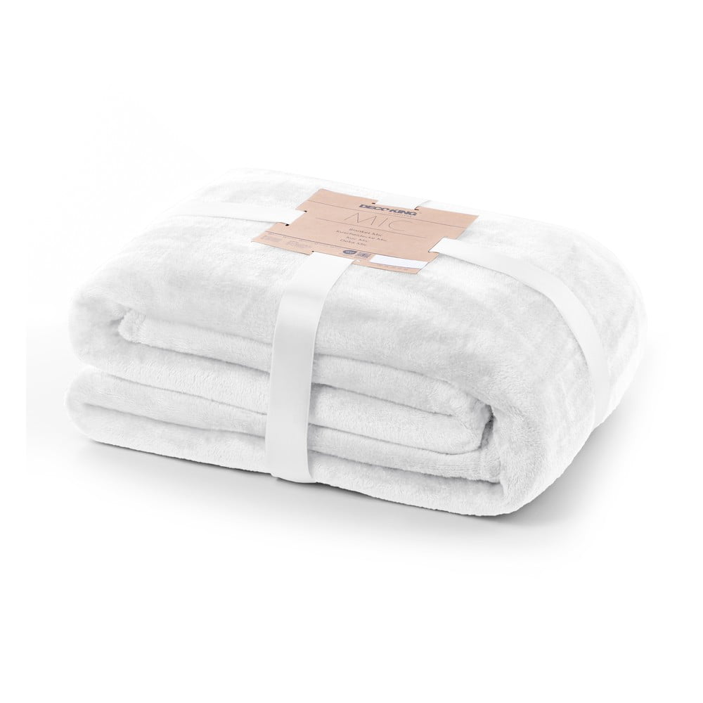 Biela deka z mikrovlákna DecoKing Mic