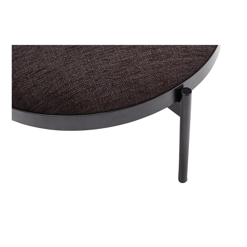 Čierna stolička Hübsch Futuro