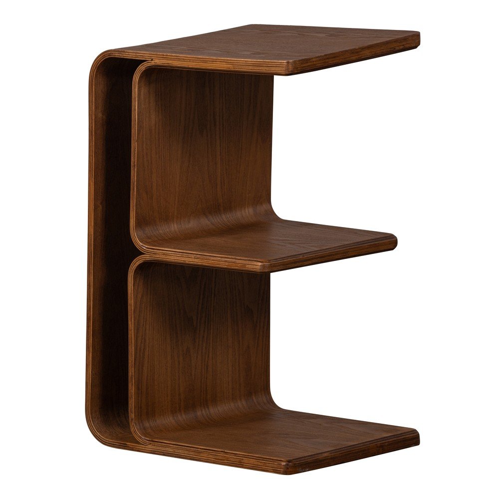 Odkladací stolík v dekore orecha 32x40 cm Frey – WOOOD