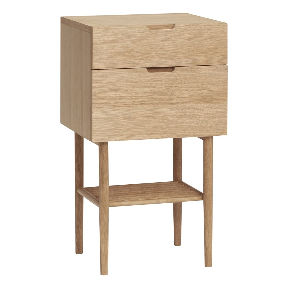 Nočný stolík v dekore duba Acorn - Hübsch