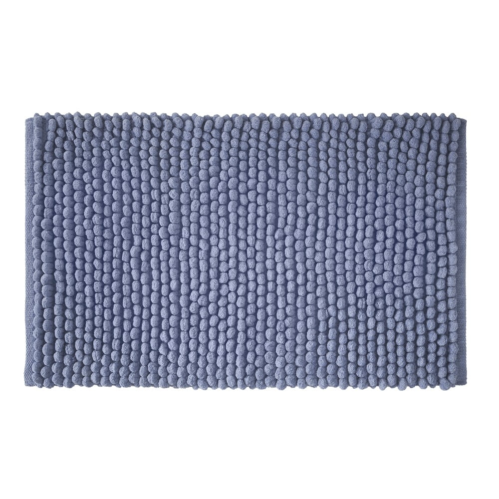 Modrá kúpeľňová predložka 50x80 cm Aspen Bobble – Bianca