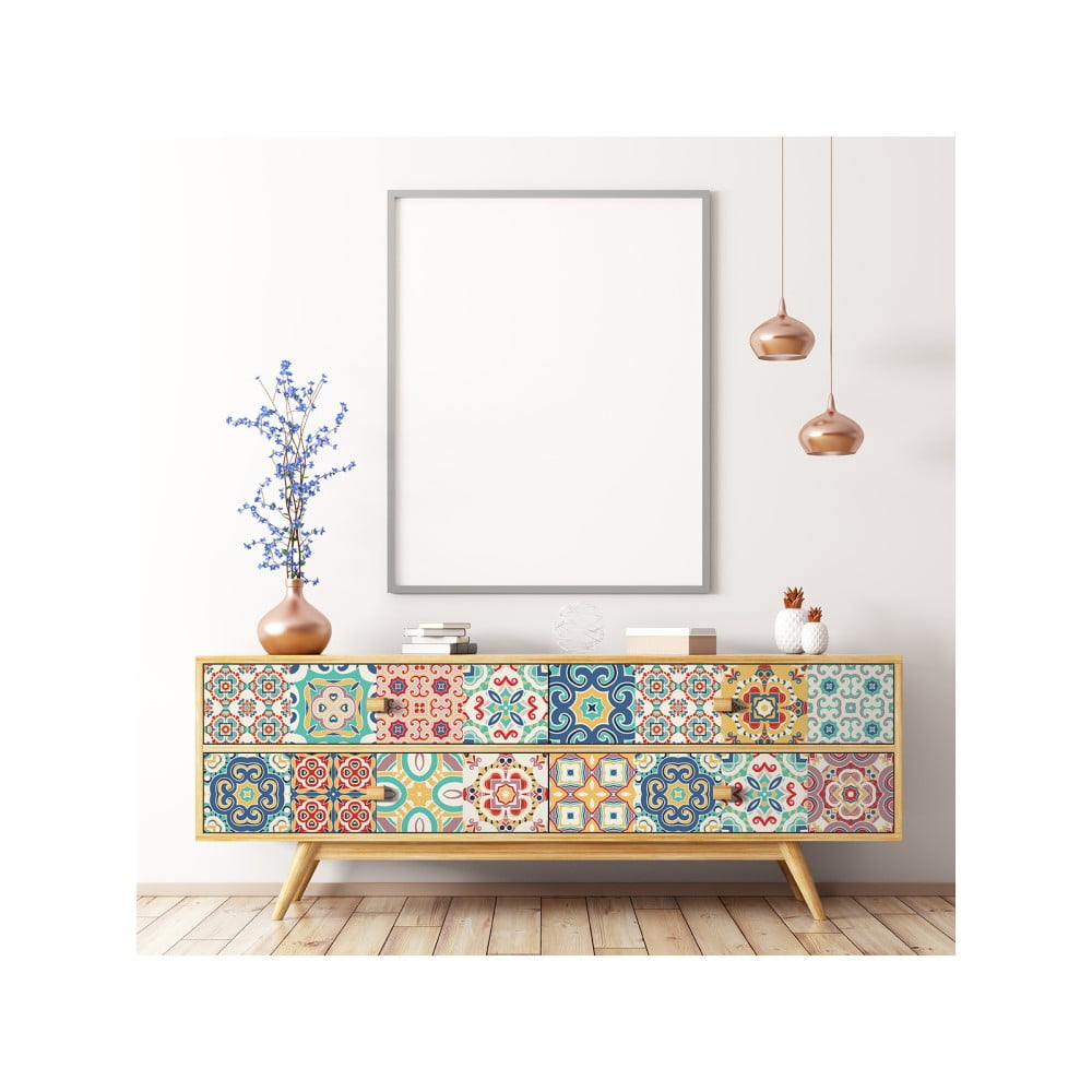 Sada 24 samolepiek na nábytok Ambiance Georgina