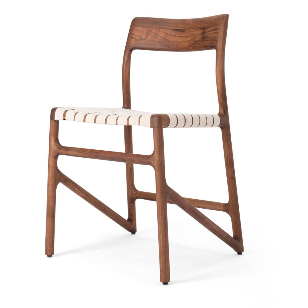 Hnedá/krémovobiela jedálenská stolička Fawn – Gazzda