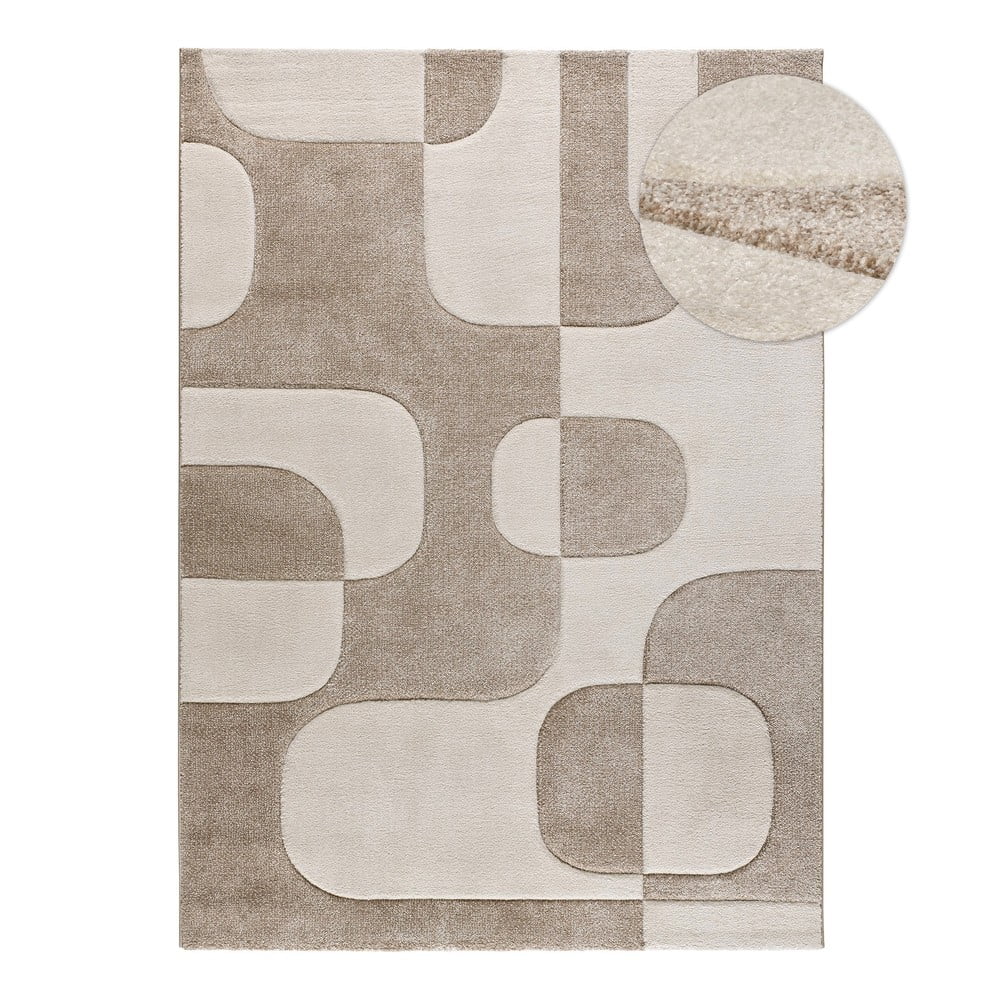 Krémovobiely koberec 80x150 cm Lena – Universal