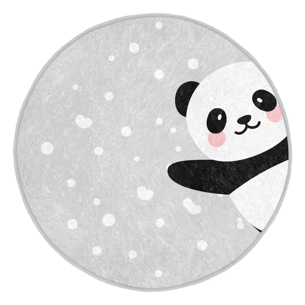 Svetlosivý detský koberec ø 80 cm Comfort – Mila Home