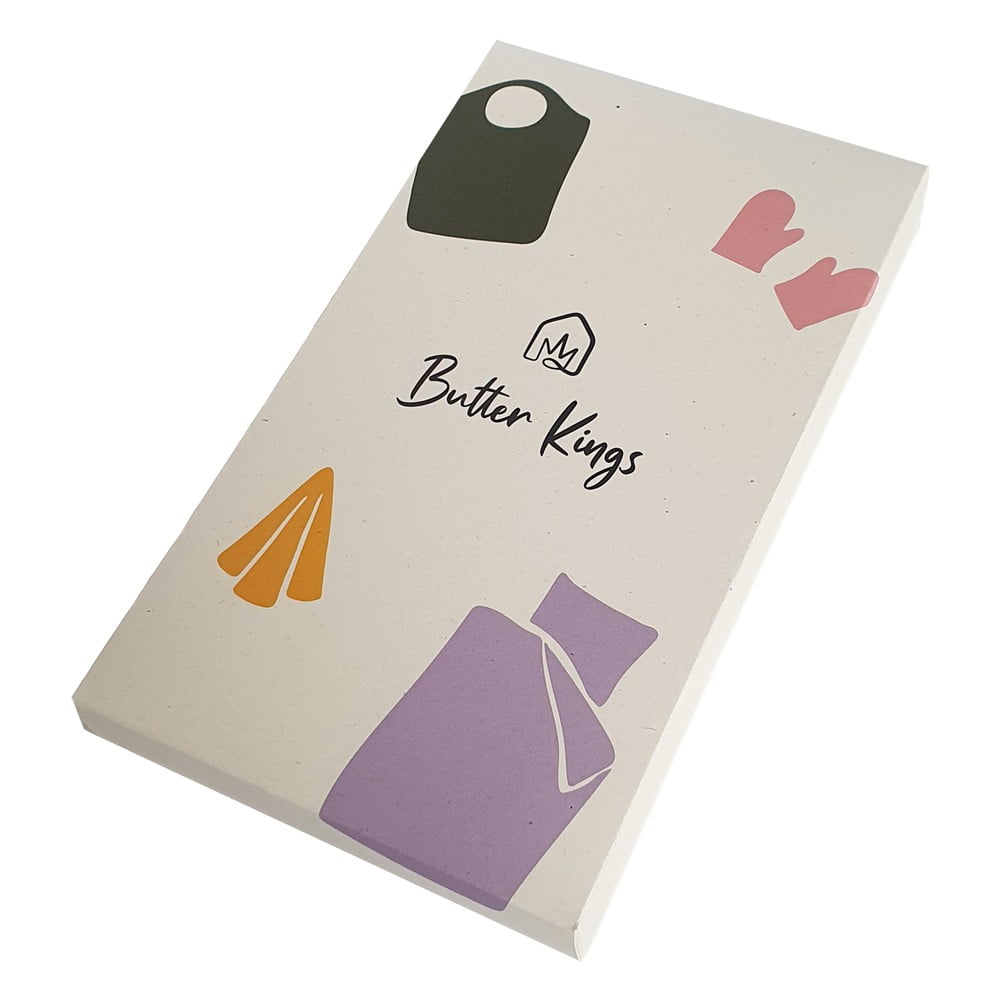 Bavlnená zástera s vianočným motívom Butter Kings Christmas