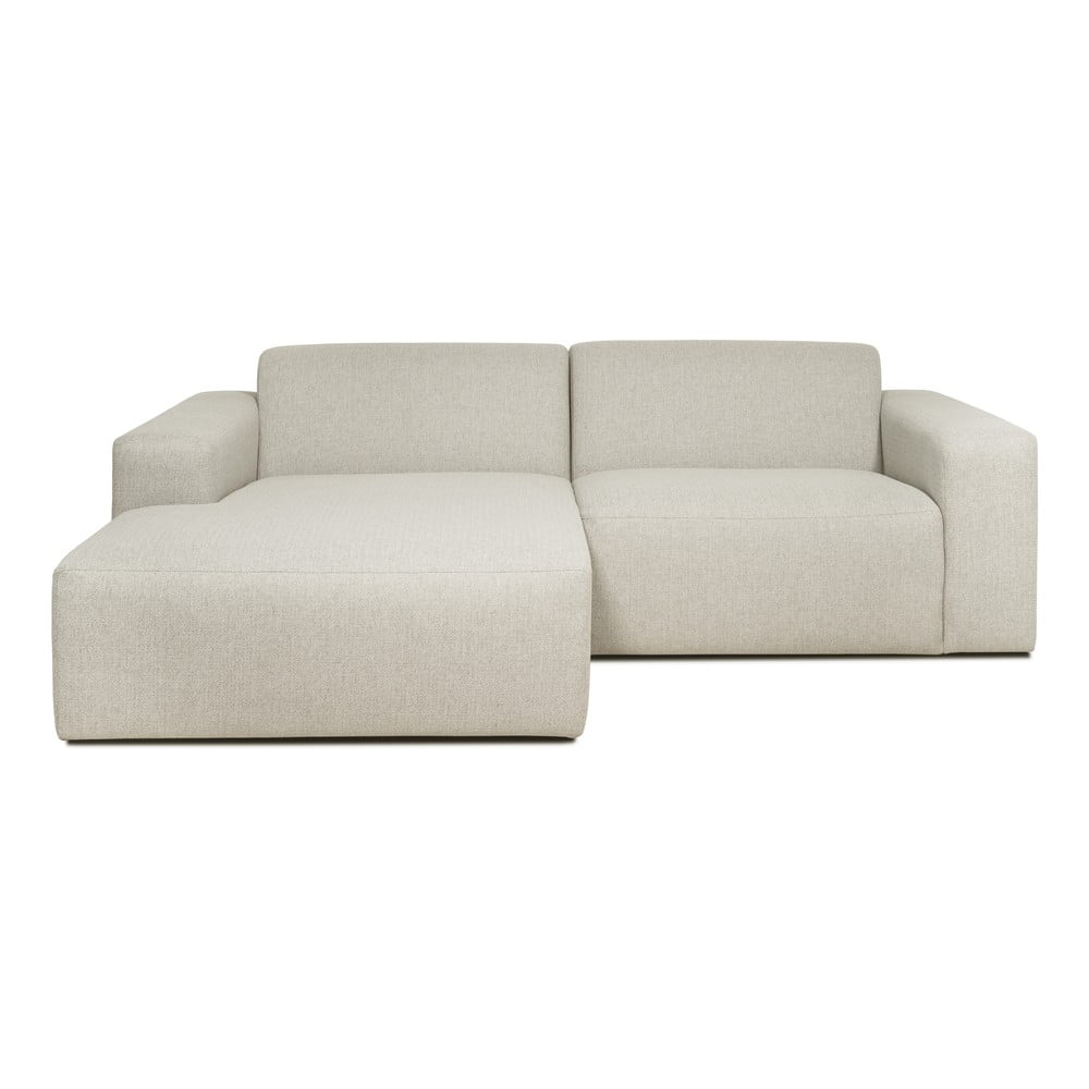 Béžová/krémovobiela rohová pohovka (ľavý roh) Roxy – Scandic