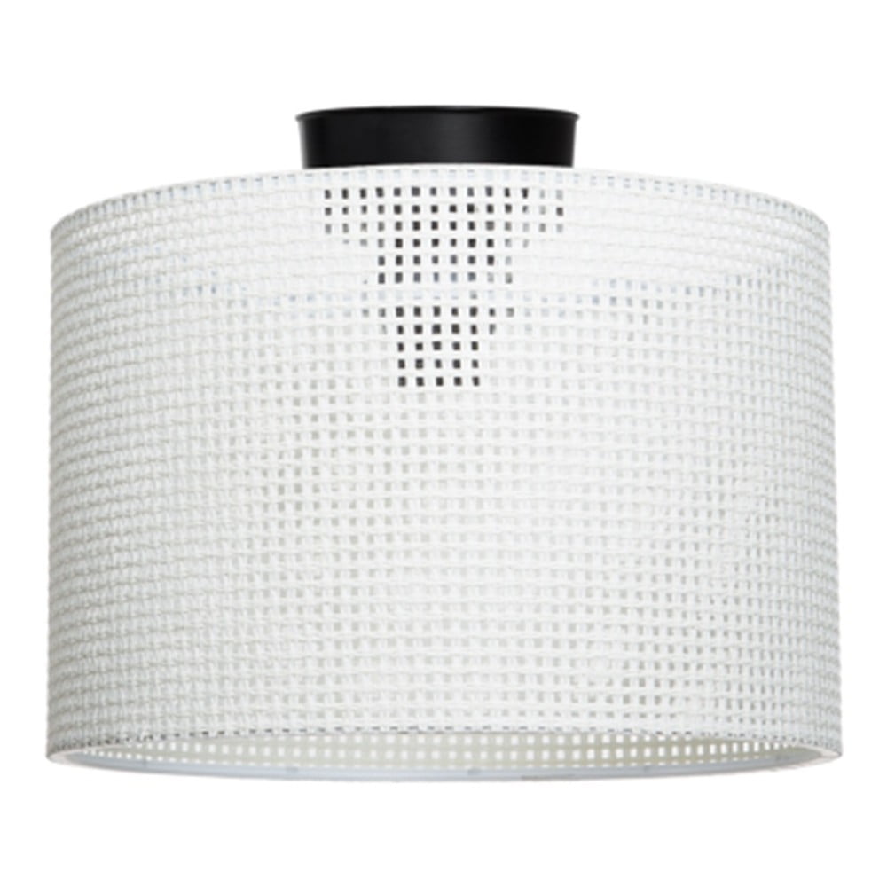 Krémové stropné svietidlo s textilným tienidlom ø 30 cm Goza – Squid Lighting