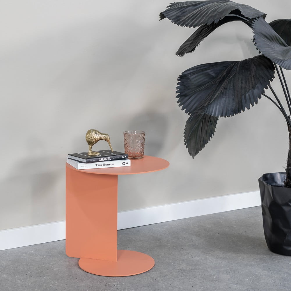 Kovový okrúhly odkladací stolík ø 40 cm Salsa – Spinder Design