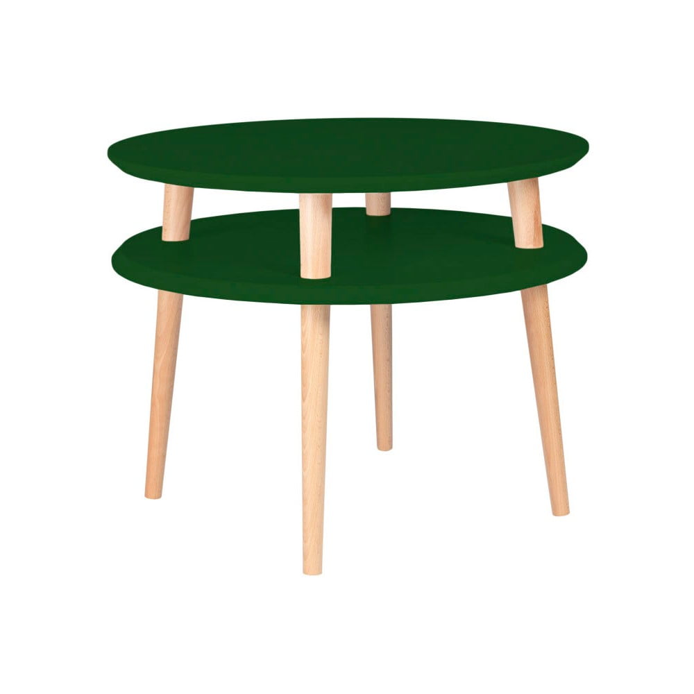 Tmavozelený konferenčný stolík Ragaba Ufo