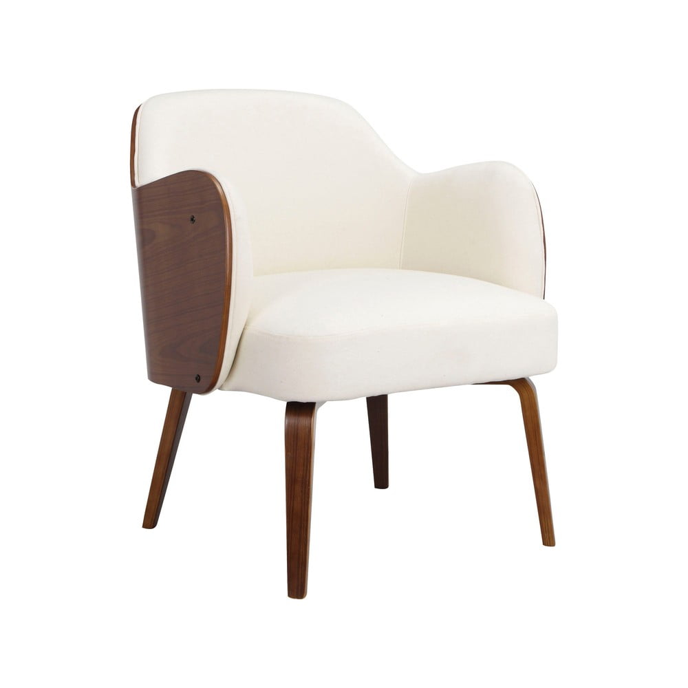 Biele kreslo Haruko - Støraa