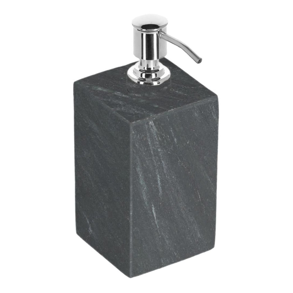 Tmavosivý mramorový dávkovač mydla 200 ml Aixa – Kave Home