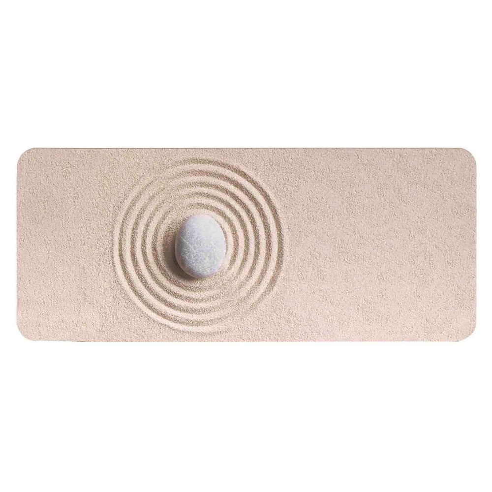 Svetlohnedá kúpeľňová predložka 50x120 cm Serena – douceur d'intérieur