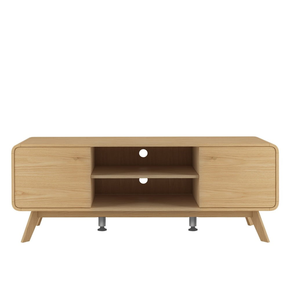 TV stolík v dekore duba v prírodnej farbe 140x53 cm Cassie - Støraa