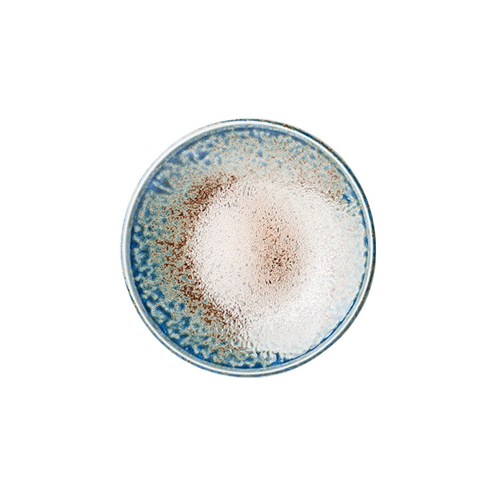 Béžovo-modrý keramický tanier MIJ Earth & Sky