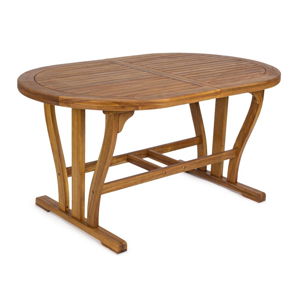 Záhradný jedálenský stôl z masívu akácie 90x150 cm Noemi  – Bizzotto