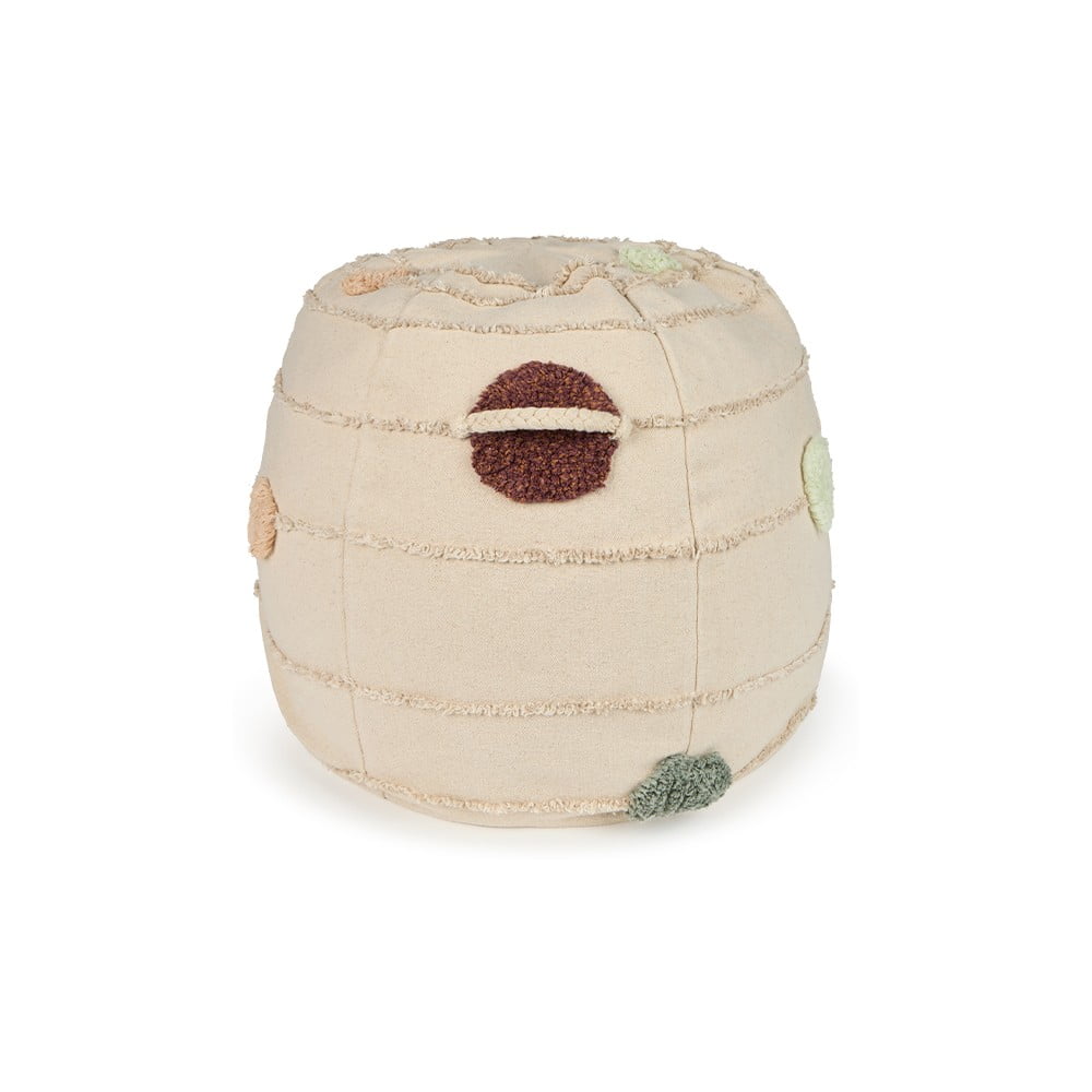 Krémovobiely detský sedací vak Solar System – Lorena Canals