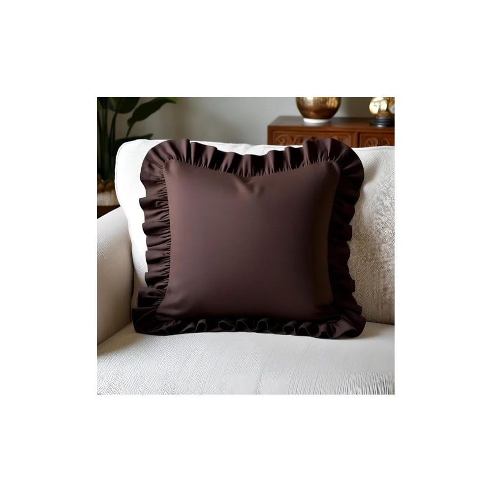Obliečka na vankúš s prímesou bavlny 40x40 cm Ruffled – Mila Home