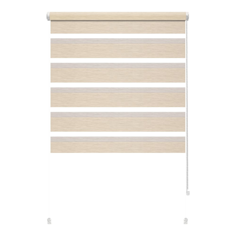 Krémová roleta deň a noc 80x150 cm Zebra Silvalin – Gardinia