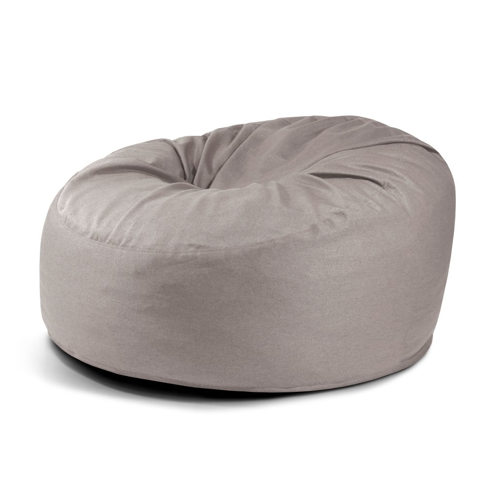 Sivobéžový sedací vak Om 135 – SLOWDOWN