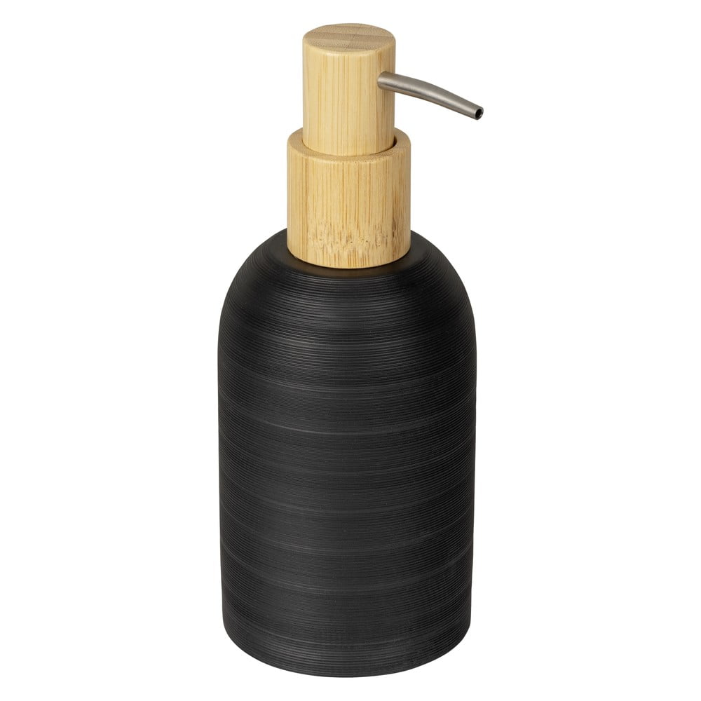 Čierny dávkovač mydla z polyresínu 250 ml Altavalle – Wenko
