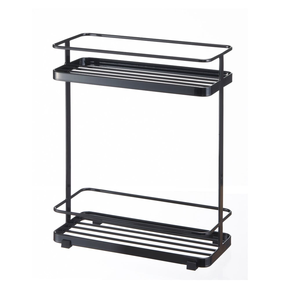 Čierny dvojposchodový organizér Yamazaki Tower