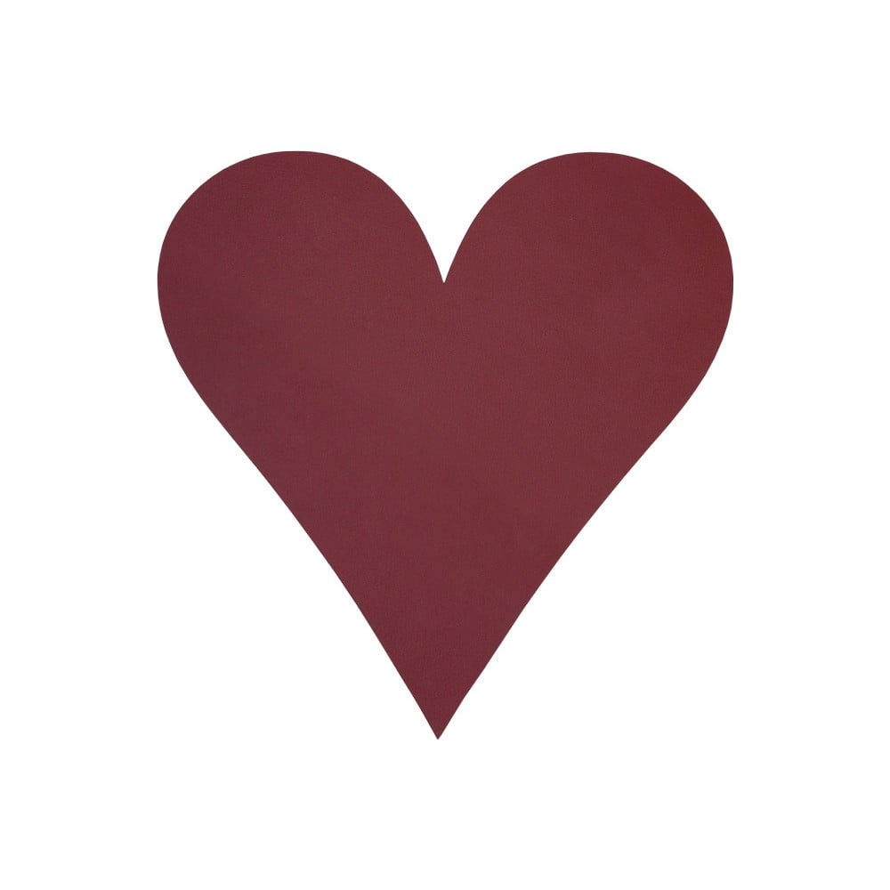 Prestieranie z eko kože 30x30 cm Heart Nupo – LIND DNA