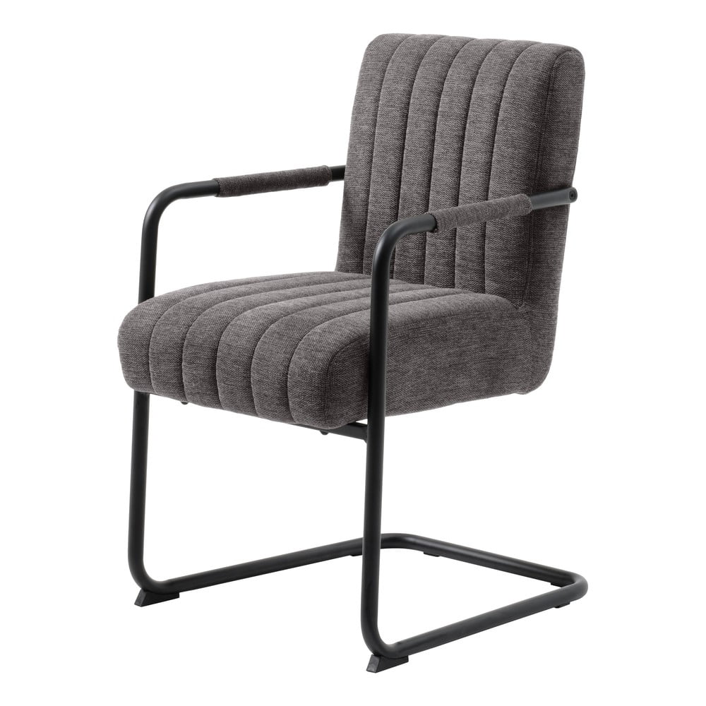 Tmavosivá jedálenská stolička Trout – Unique Furniture