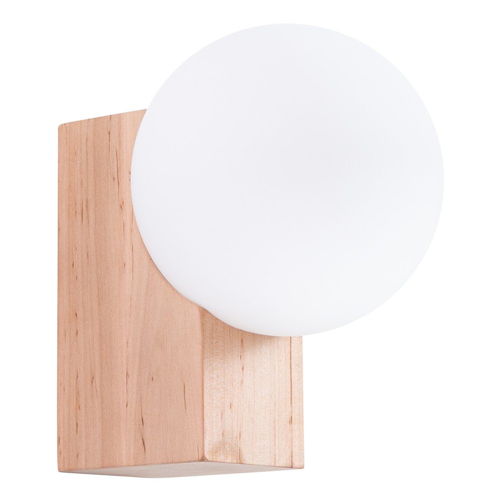 Biele/v prírodnej farbe nástenné svietidlo ø 12 cm Solum – Sollux