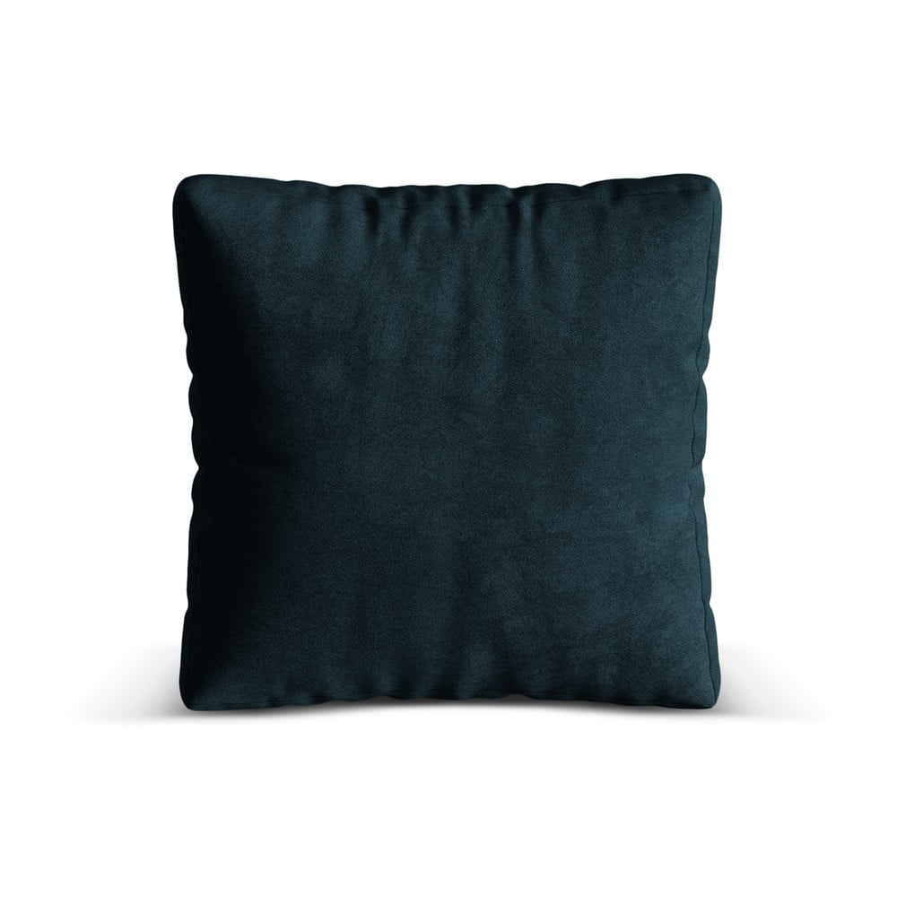 Tmavomodrý vankúš k modulárnej pohovke z textílie bouclé Martina – Micadoni Home