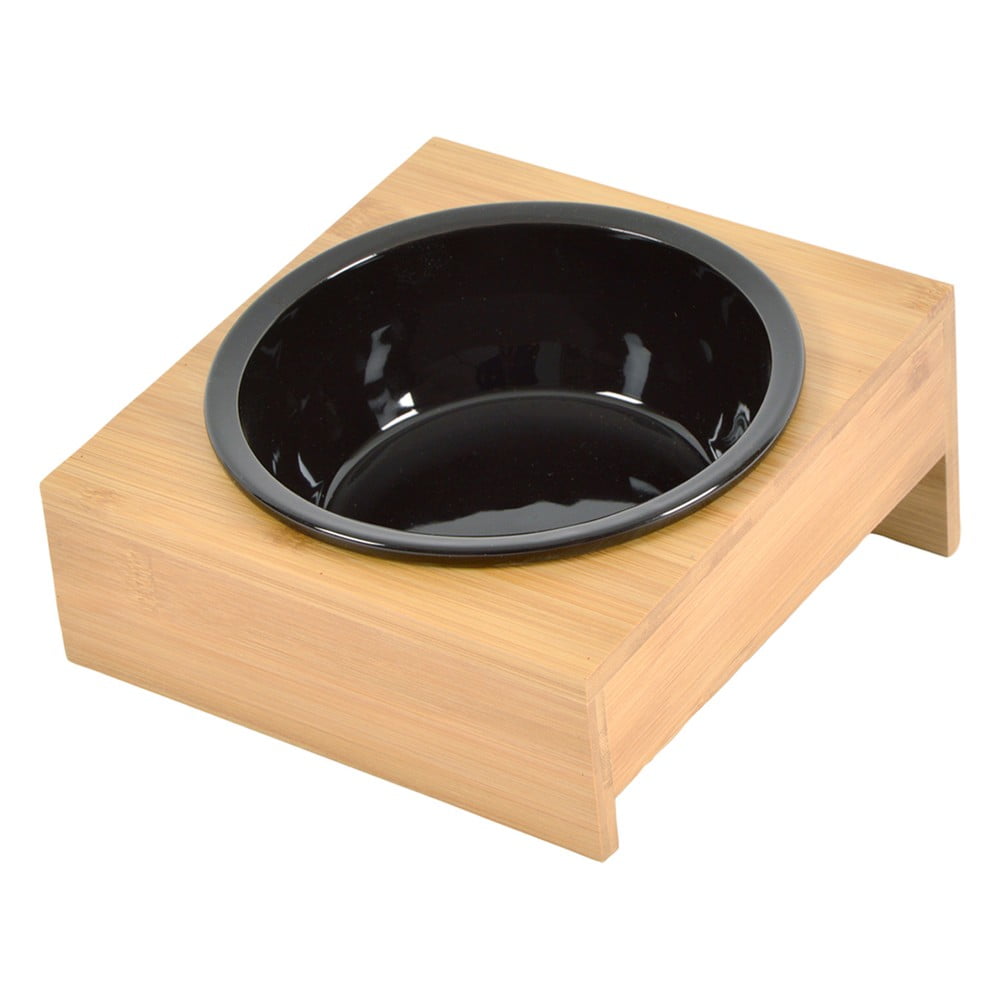 Bambusová miska s podstavcom pre psa ø 16 cm – Love Story