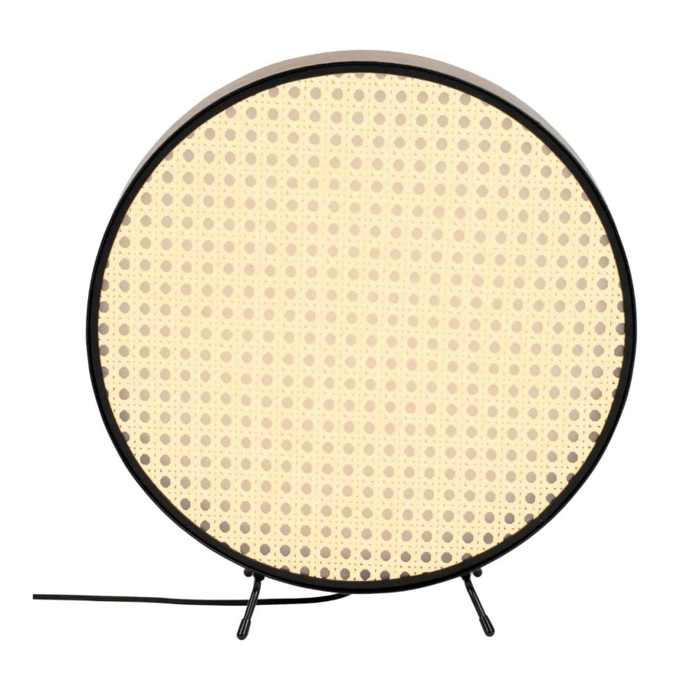 Béžovo-čierna stolová lampa Zuiver Sien