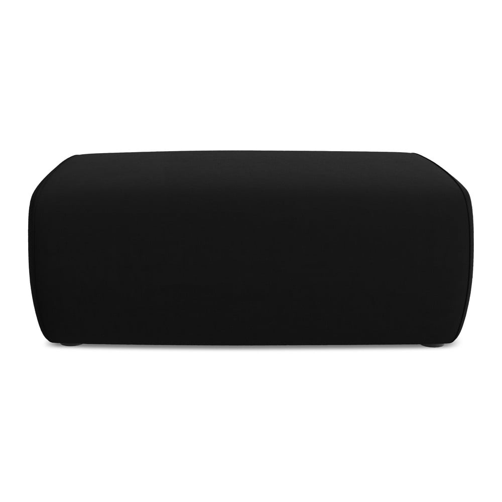 Čierna zamatová podnožka Kapua – Makamii