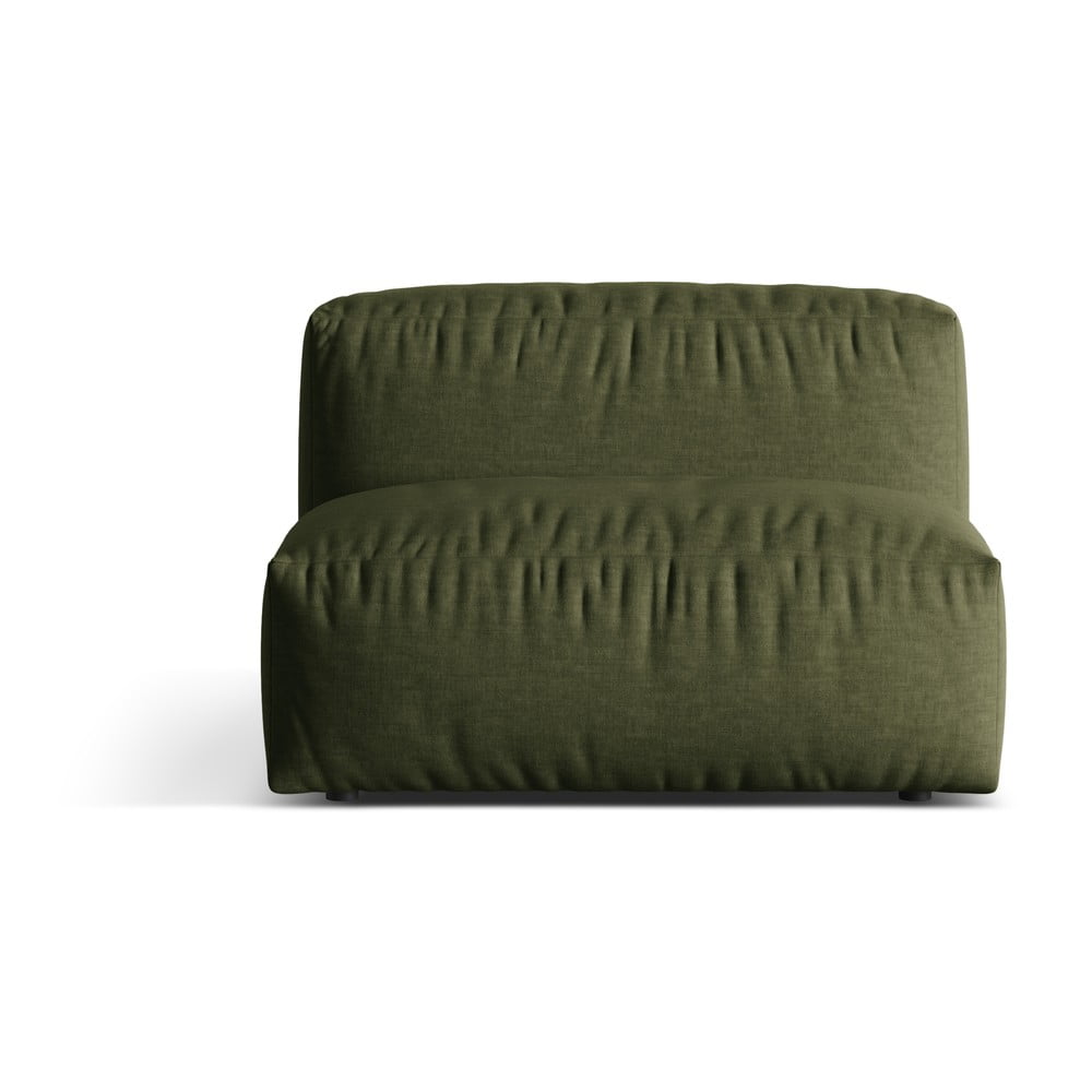 Zelený modul pohovky (stredový diel) Martina – Micadoni Home