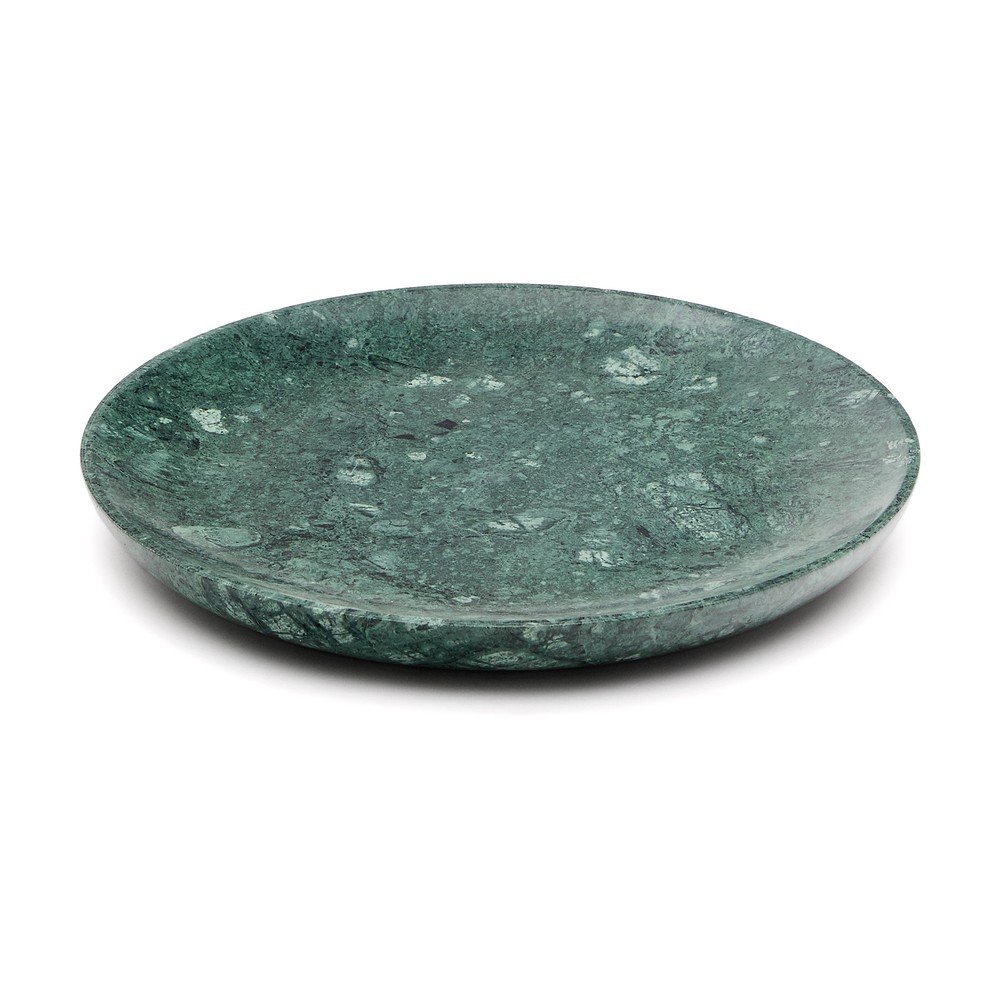 Zelený servírovací mramorový tanier ø 20 cm Ecin – Kave Home