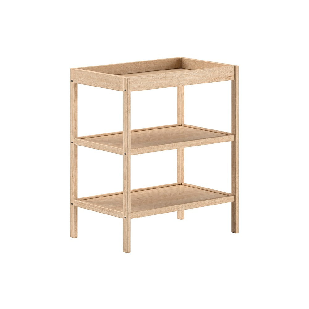 Prebaľovací pult z bukového dreva v prírodnej farbe Dino – Vipack