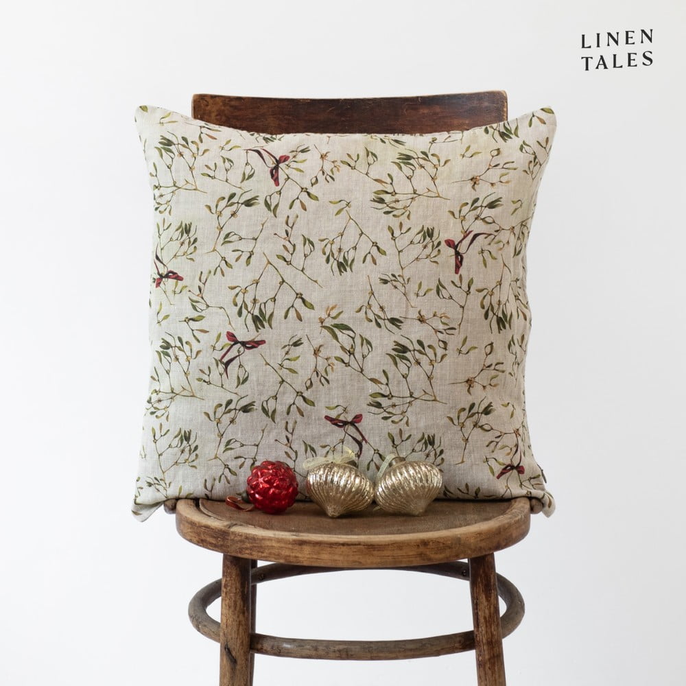 Obliečka na vankúš s vianočným motívom 40x60 cm – Linen Tales