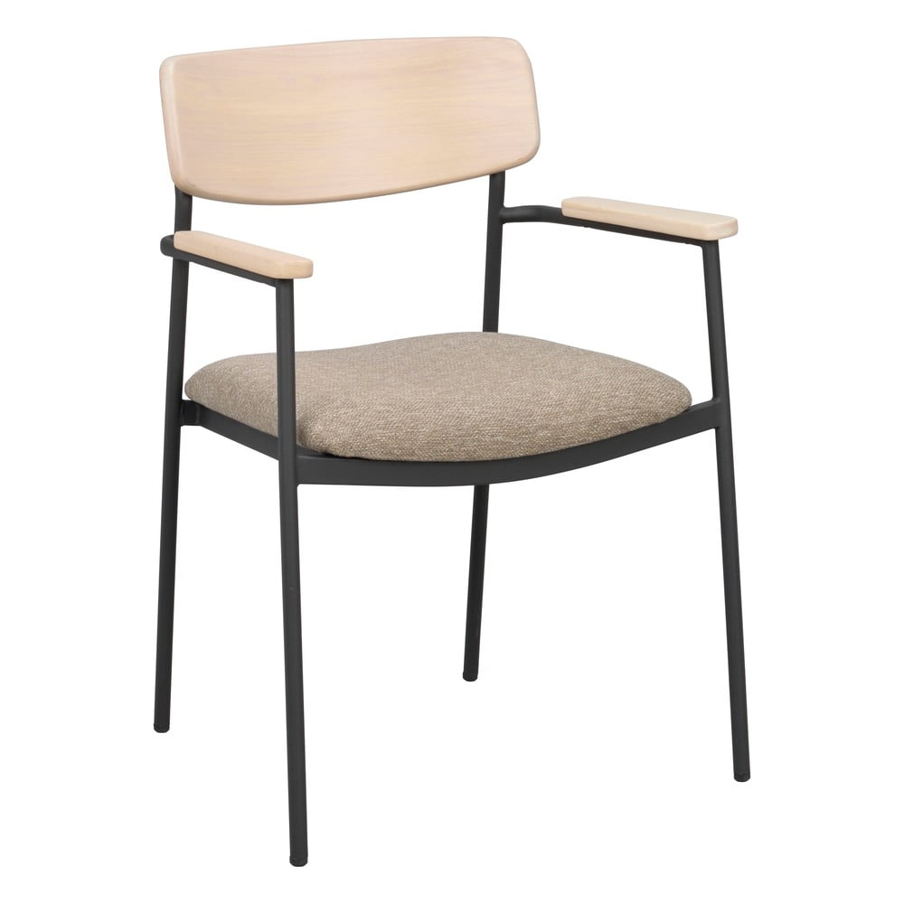 Jedálenská stolička v béžovo-prírodnej farbe v súprave 2 ks Maymont – Rowico