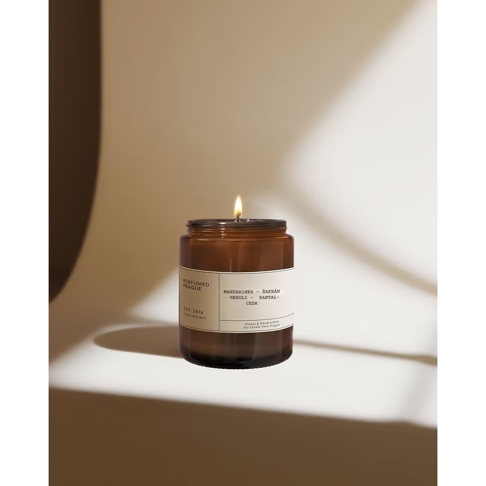 Vonná sójová sviečka doba horenia 40 h #47 Tangerine