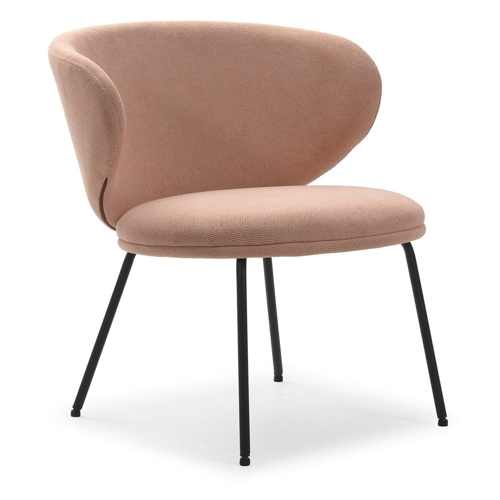 Svetloružové kreslo Rush – Marckeric