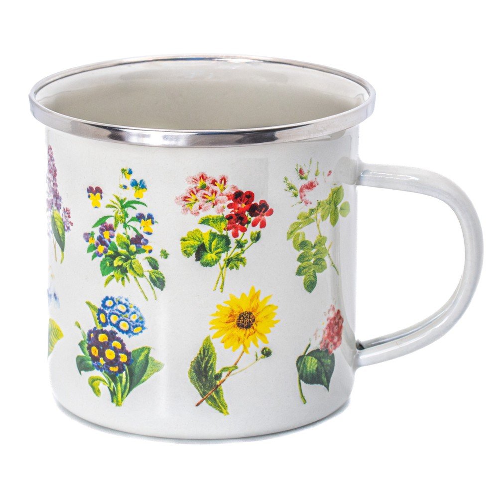 Biely hrnček 310 ml Vintage Flowers – Sass & Belle