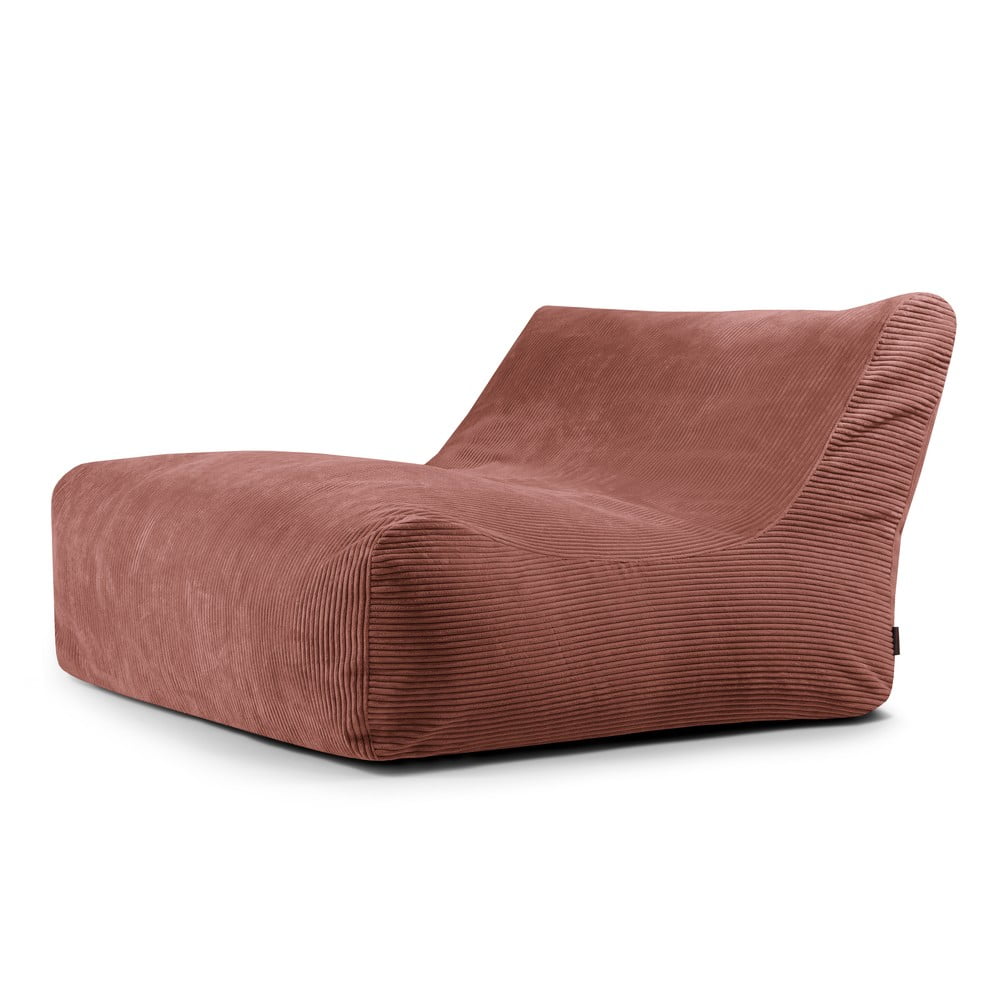 Menčestrový sedací vak v tehlovej farbe Sofa Lounge – SLOWDOWN