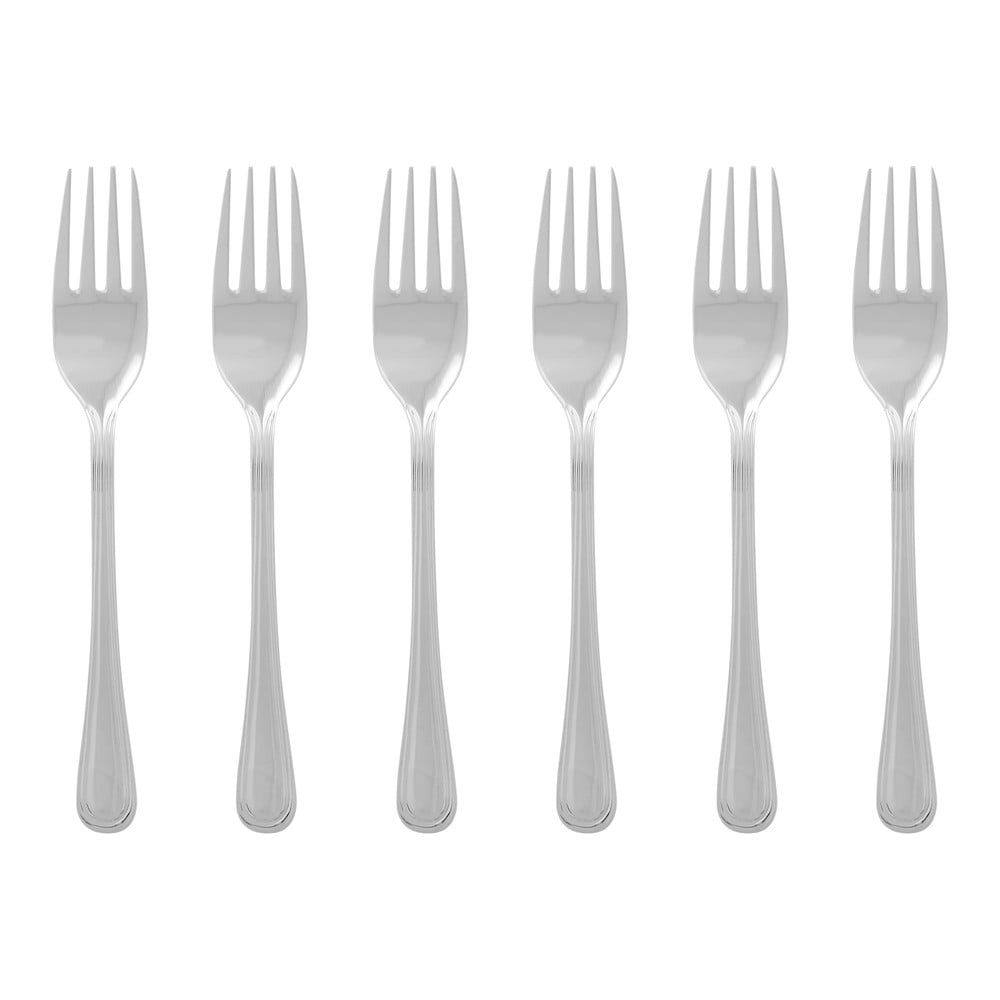 Antikoro dezertné vidličky v súprave 6 ks v striebornej farbe Classic – Premier Housewares