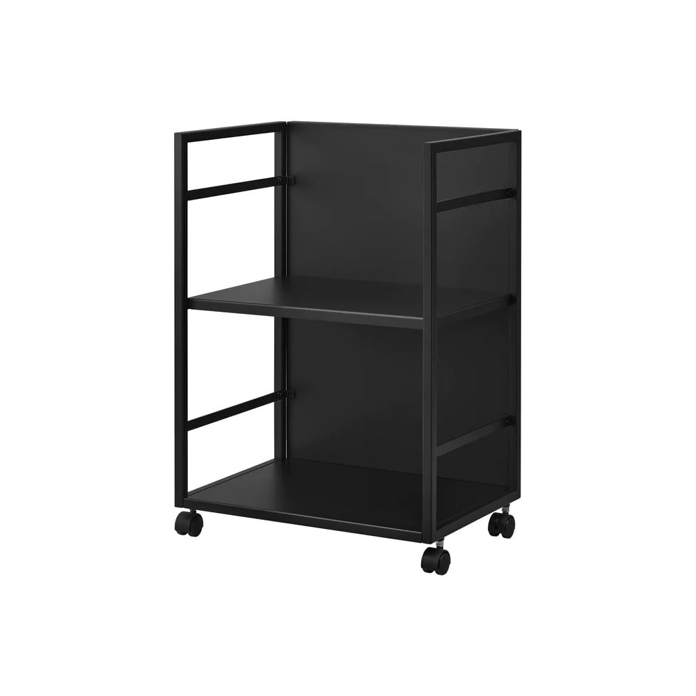 Čierny kovový pojazdný regál 42x60 cm Tower – YAMAZAKI