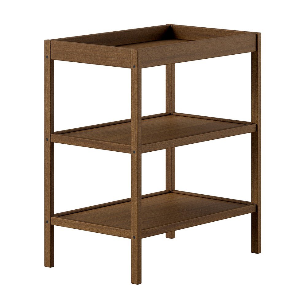 Hnedý prebaľovací pult z bukového dreva Dino – Vipack